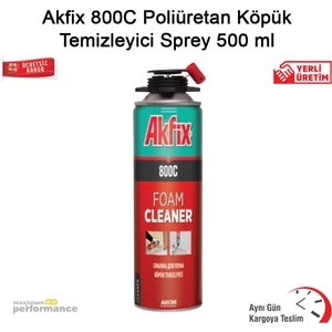 800C Poliüretan Köpük Temizleyici Sprey 500 ml