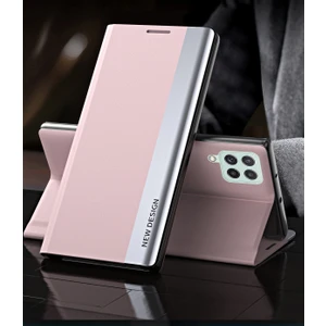 PLZ Shop Samsung Galaxy M33 5g Pembe Için Yan Ektrojen Deri Kılıf (Yurt Dışından)