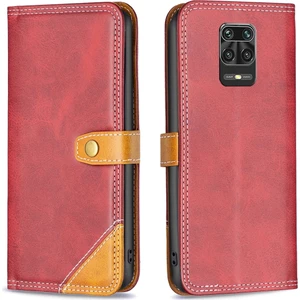 PLZ Shop Xiaomi Redmi Için Deri Kılıf Note 9 Pro Max Red (Yurt Dışından)