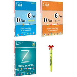 Tonguç Akademi 0'dan 6'ya Sayısal Sözel Konu Anlatımlı Soru Bankası ve 5. Sınıf Zoru Bankası Tüm Dersler 2025