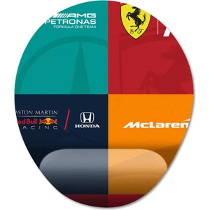 Formula 1 Logosu Bilek Destekli Mousepad Model - 1 Oval