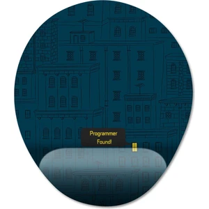 Programcı / Coder Bilek Destekli Mousepad Model - 2 Oval