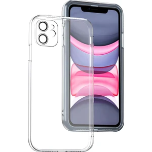 iPhone 11 Kılıf 3D Kamera ve Lens Korumalı Ultra Lüks Razer Platin Silicone Case