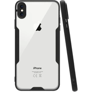 Apple iPhone Xs Max Tam Korumalı Renkli Kenarlı Parfe Kılıf Ekran Koruyucu