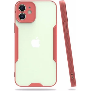 Apple iPhone 12 Mini Tam Korumalı Renkli Kenarlı Parfe Kılıf Ekran Koruyucu