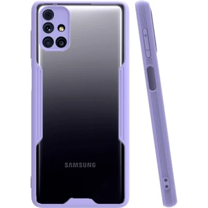 Samsung Galaxy M31S Tam Korumalı Renkli Kenarlı Parfe Kılıf Ekran Koruyucu