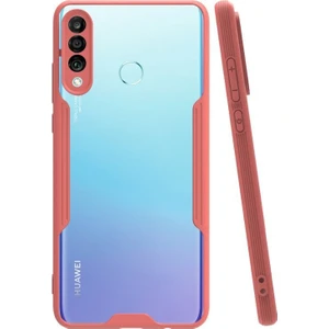 Huawei P30 Lite Tam Korumalı Renkli Kenarlı Parfe Kılıf Ekran Koruyucu