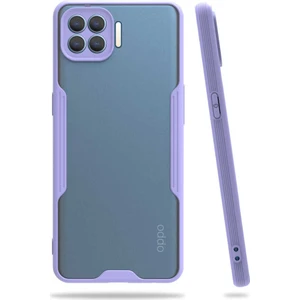 Oppo Reno 4 Lite Tam Korumalı Renkli Kenarlı Parfe Kılıf Ekran Koruyucu