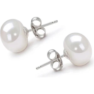 8-9 Mm. Gerçek İnci Gümüş Küpe Dg90-9
