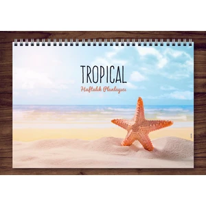 Express Planner A4 Haftalık Planlayıcı Tropical
