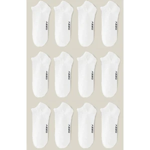 Ozzy Socks 12 Çift Dikişsiz Pamuklu Unisex Patik Çorap Yazlık Dayanıklı Topuk ve Burun