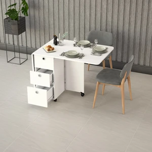 Asra Trend MDF Katlanır Mutfak Yemek Çalışma Masası KM-100