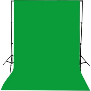 Yeşil Renk Fon Perde Chromakey Green Screen Greenbox 2x3 Metre Fon Perde