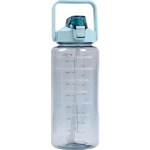 Taşıma Saplı Motivasyonel Zaman Işaretli Su Şişesi (Yurt Dışından)