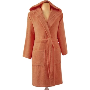 Pamuk 12-15 Yaş Genç Bornoz Turuncu