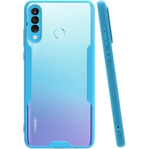 Huawei P30 Lite Tam Korumalı Renkli Kenarlı Parfe Kılıf Ekran Koruyucu