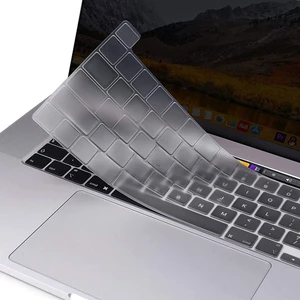 Apple Macbook Pro 13 Inc 2020 M1 A2338 ile Uyumlu Türkçe Q Klavye Slim Şeffaf Klavye Koruyucu Kılıf