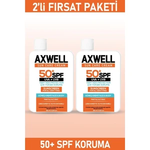 Spf 50+ 2li  Seti Leke Karşıtı Nemlendirici Yüksek Koruma Güneş Kremi 100ML