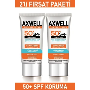 Spf 50+ 2 Li  Seti Leke Karşıtı Nemlendirici Yüksek Koruma Güneş Kremi 50 ml