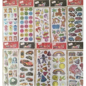 Puffy 3D Sticker 10'lu