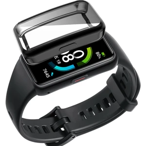 Honor Band 6 Uyumlu Önü Kapalı Silikon Ekran ve Kasa Koruyucu Kılıf