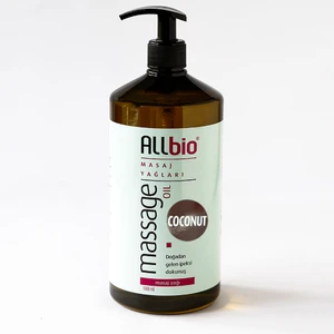 Allbio Masaj Yağı Hindistan Cevizi 1 lt