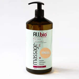 Allbio Masaj Yağı Vanilya 1 lt
