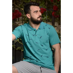 Azıcık Akıllı Erkek Yeşil Normal Kesim Martı Model Polo Yaka 21EPLYMART