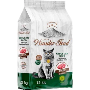 Wunder Food Premium Biftekli Yetişkin Kedi Maması 15 kg