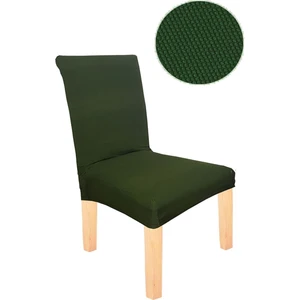 Elgeyar balpeteği Likra Kumaşlı Sandalye Örtüsü Lastikli Sandalye Kılıfı 1 Adet (Yeşil)