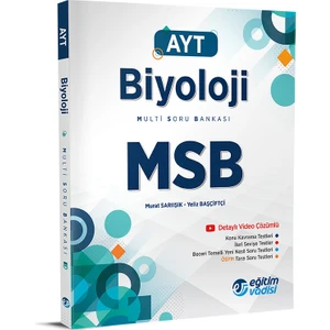 Eğitim Vadisi Yayınları AYT 2023 Biyoloji MSB Multi Soru Bankası