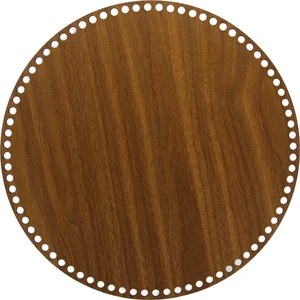Ala Depo Ahşap Sepet Tepsi Tabanı 30 cm Ceviz Çift Yüz 3 mm Mdf
