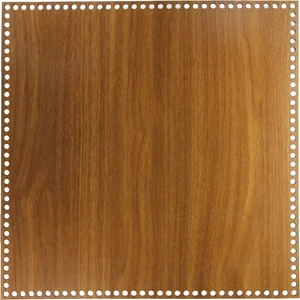 Ala Depo Ahşap Sepet Tepsi Tabanı 40 x 40 cm Ceviz Çift Yüz 3 mm Mdf