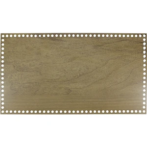 Ala Depo Ahşap Sepet Tepsi Tabanı 40 x 22 cm Açık Meşe Çift Yüz 3 mm Mdf