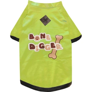 Cool Suit Bone Digger Küçük-Orta-Büyük Irk Sarı Köpek T-Shirt