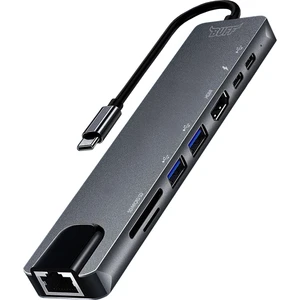 Type C USB 8 In 1 Hub Çoklayıcı Adaptör
