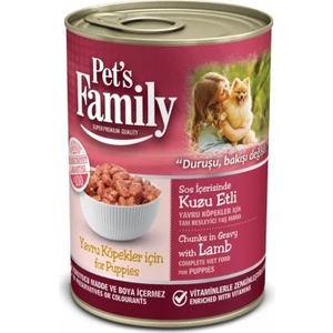 Pets Famıly Yetişkin Kuzu Köpek Konservesi 400 gr