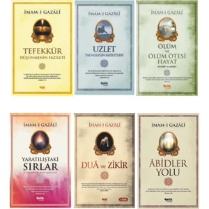 Imam-I Gazali Seri Kıyamet ve Ahiret-Dua ve Zikir-Abidler Yolu-Yaratılıştaki Sırlar-Uzlet 6' Lı Set