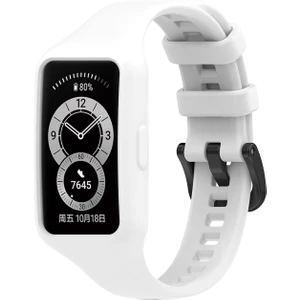 Huawei Band 7 Beyaz Için Silikon Izle Band (Yurt Dışından)