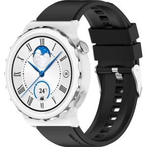 Huawei Için Silikon Izle Band Gt Gt 3 Pro 43MM 20MM Siyah (Yurt Dışından)