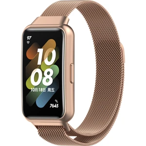 Huawei Band 7 Gül Altın Milan Manyetik Saat Band (Yurt Dışından)