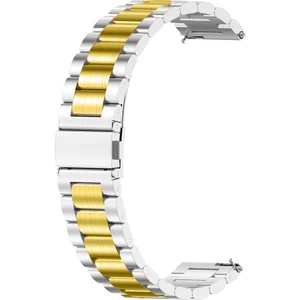 Huawei Gt 3 Pro 43MM Gümüş Altın Için Metal Ste Saat Band (Yurt Dışından)