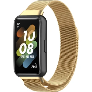 Huawei Band 7 Gold Için Milan Manyetik Saat Bandı (Yurt Dışından)