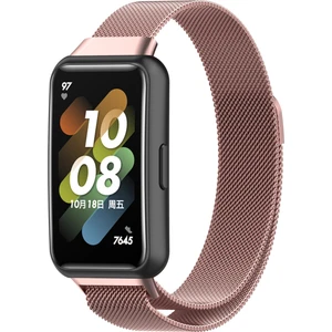 Huawei Band 7 Rose Pink Için Milan Manyetik Saat Grubu (Yurt Dışından)