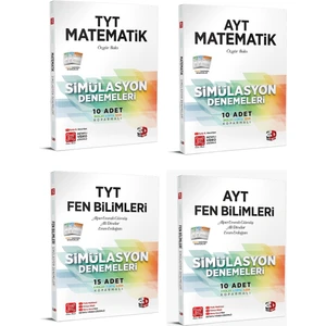 3D Yayınları TYT AYT Matematik - Fen Bilimleri Deneme Seti 2023