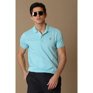 Laon Spor Polo Yaka Erkek Tişört Aqua