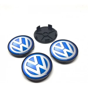 Vw Volkswagen Damla Geçme Jant Göbeği Gri 4 Lü 65/68MM