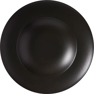 Güral Porselen Reno 26 cm Bone Makarna Tabağı Bodrum Siyah