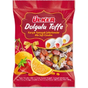 Karışık Meyveli Dolgulu Toffe 350 Gr x6 Adet
