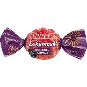 Lokumcuk Böğürtlenli Yumuşak Şeker 1 kg x5 Adet